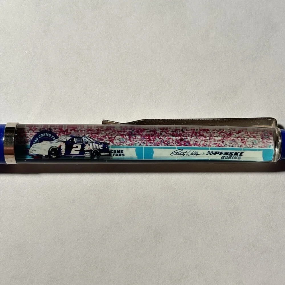 Mead Coated Papers Nascar Racing Team #2 Sponsor Racecar Floaty Pen Speedway
